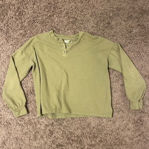 Madewell V-neck long sleeve